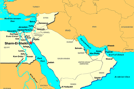 Un avión ruso desaparece sobre el norte de la península del Sinaí